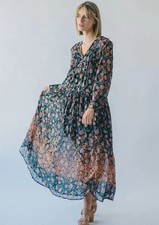 NWT Free People Women's Black Combo See It Through Dress Size S MSRP $168