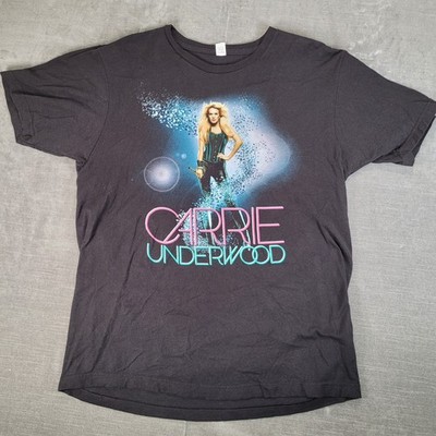Carrie Underwood The Blown Away Tour T Shirt Black Size L Concert Merch