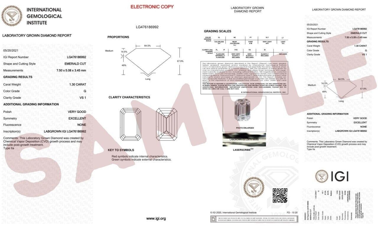 Solid 950 Platinum Emerald Cut Diamond Wedding Ba… - image 7