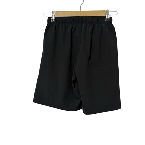 Quince Youth 12 Black Drawstring Athletic Shorts Gym Training Running Sporty - Picture 2 of 6