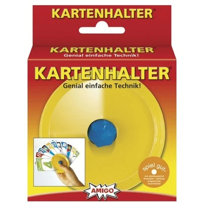 Amigo 04920 Spielezubehör Kartenhalter Gelb -  für jedes Kartenspiel - Bild 1 von 3