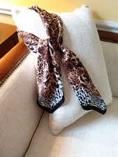 Leopard Print Designer Signature Scarf Vince Camuto 34 x 36 inch - New with tags