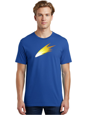 Comet-7 Mens Graphic Tee, 100% Cotton, Casual Summer Wear