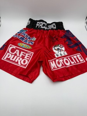 Manny Pacquiao and Miguel Cotto  Autographed Boxing Trunks PSA/DNA Authenticated