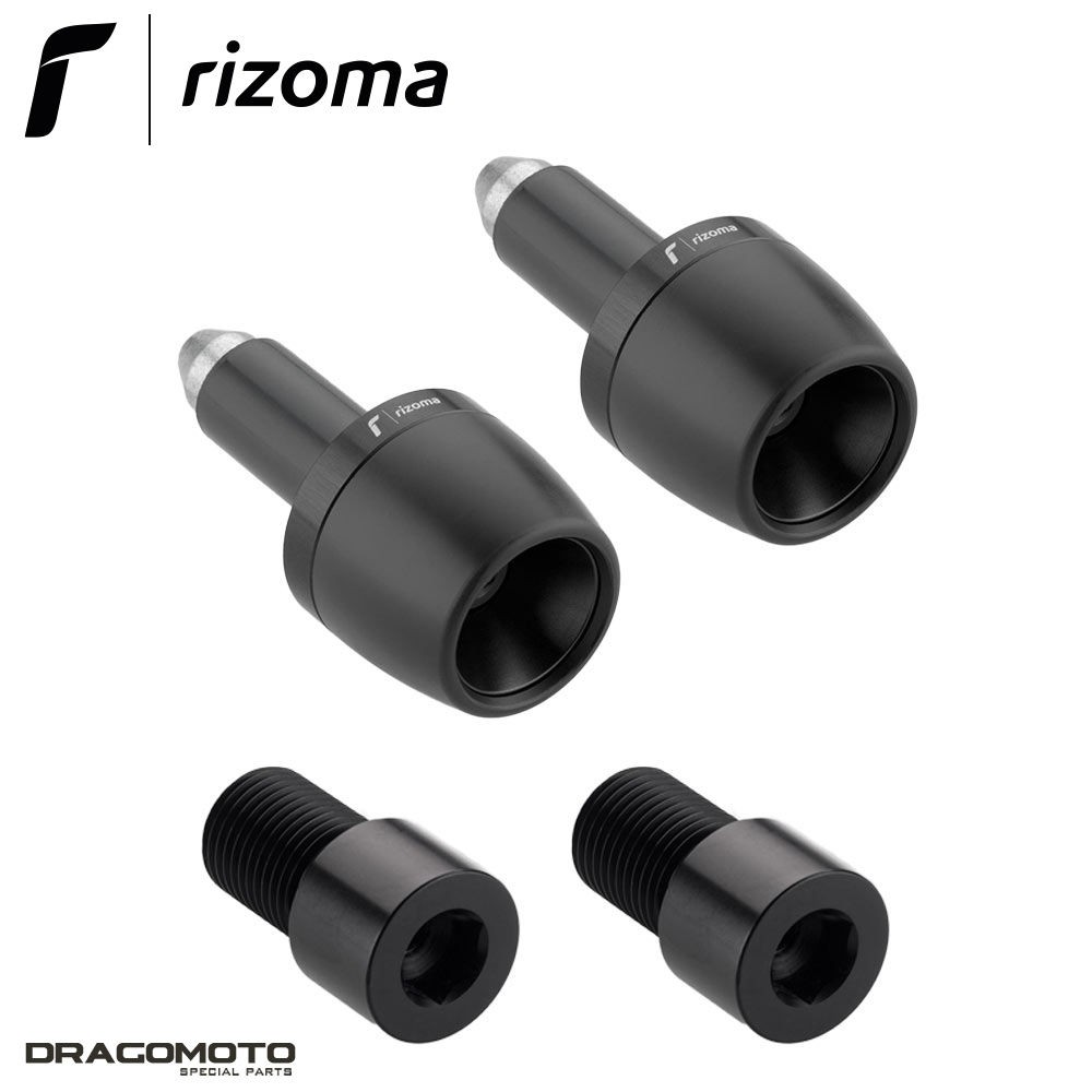 Embout de guidon Rizoma MA532B Noir pour moto Yamaha XSR 700 XTribute