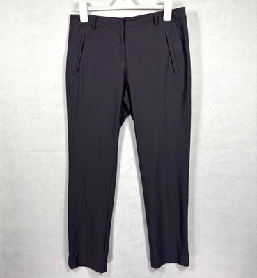 Slazenger Golf Pants Women s 8M stretch, front zipper pockets, tapered leg, Gray
