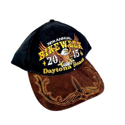 Beach Club Promotions 74th Annual Bike Week 2015 Daytona Beach Cap Hat NWT