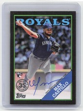 2023 Topps #88BA-MAX Max Castillo 1988 35th Anniversary Autographs Black /199