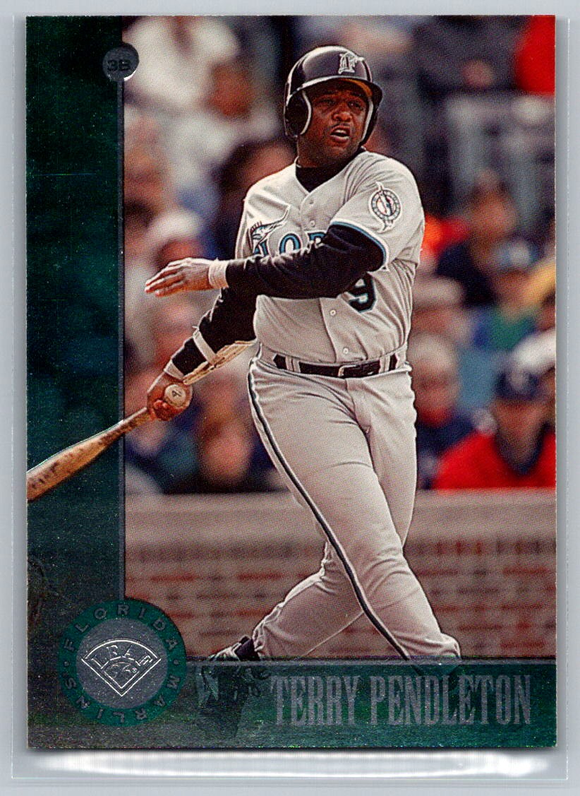 Terry Pendleton 1996 Leaf Florida Marlins 57