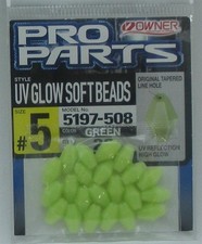 Owner  5197-508 Size 5 Green Glo Glow Bead fo...