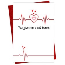 Funny Valentine's Day Card   Naughty Humor Card for Him, Husband, Boyfriend  ...