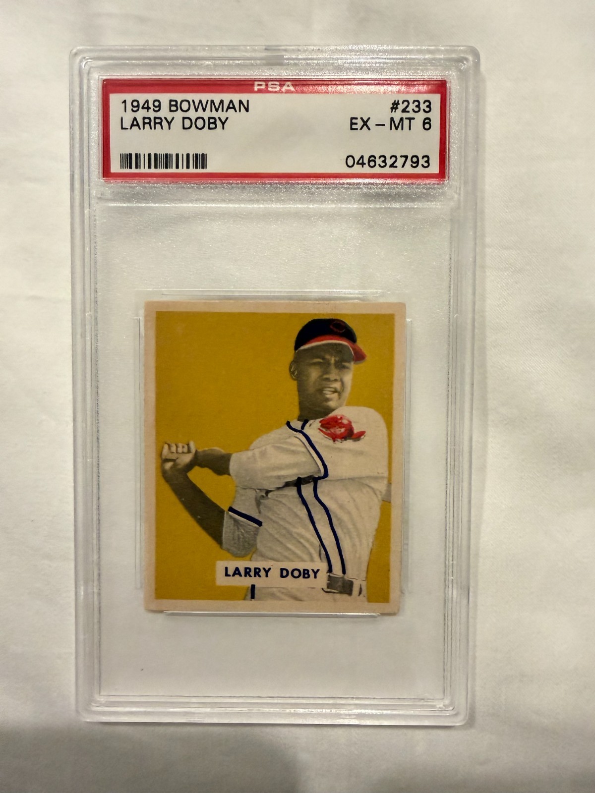 1949 Larry Doby #233  RC PWCC-E TOP 15% Well-Centered PSA 6