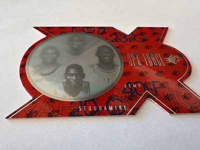 1996-97 SP SPx Force #F5 Michael Jordan Hardaway Kemp Stoudamire Holo NBA Karte
