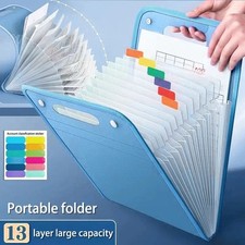 Expanding File Organiser A4 File Holder Paper Documents Storage Folder