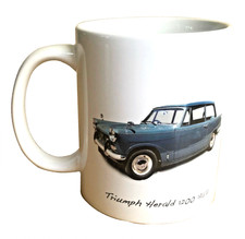 Triumph Herald 1200 1967 - Coffee Mug - Classic 1960s British Saloon Car