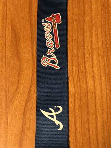 Atlanta Braves Keychain Lanyard Blue/Red/White Brand New With Tags - Picture 4 of 5