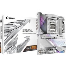Gigabyte X870E AORUS MASTER X3D ICE Amd Am5 Socket Motherboard Atx 4X Ddr5 Slots