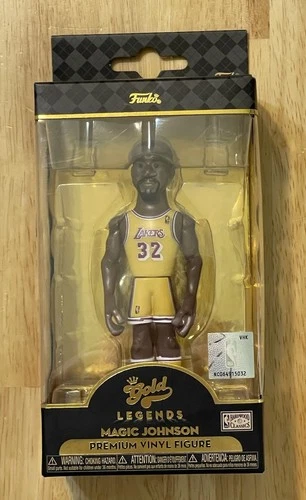 Funko Gold 5" Magic Johnson Lakers Legends Series 1 NBA - New, Unopened