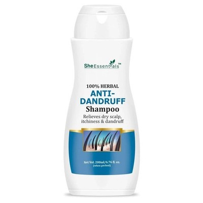She Essentials Anti Dandruff Hair Shampoo For Hydrates Hair 200ml