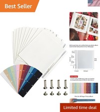 Photo Album Self Adhesive Refill Pages for 11x10.6 inch Photo Album 10 Sheets...