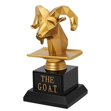 The Goat Trophy Award - Greatest of All Time Funny Trophy for Adults, Engrave...