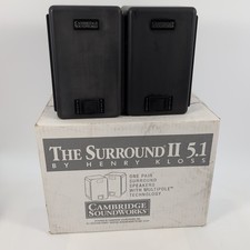 Cambridge Soundworks II MultiPole Surround Speakers 8 Ohms Pair Left & Right