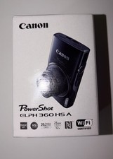 Canon PowerShot ELPH 360 HS A Silver 20.2MP Wi-Fi NFC 12x Zoom Digital Camera