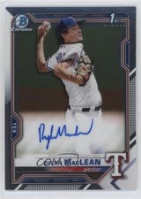 2021 Bowman Chrome Prospects Auto Dylan MacLean #CPA-DMA Auto 1ab1