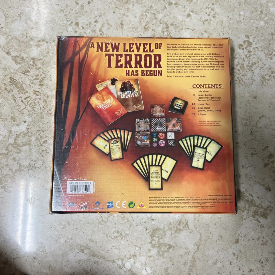 Juego de mesa Betrayal at House on the Hill - Widow's Walk (An Expansion) TOTALMENTE NUEVO Foto 3 de 4