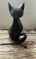 Dekofigur Katze – 3D‑Druck Dekofigur – Katze (Schwarz)