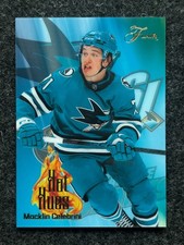 2025-26 Upper Deck Flair Macklin Celebrini Hot Hues 23 of 32 San Jose Sharks