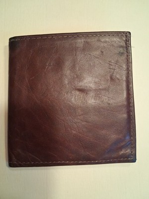 Vintage ROLFS Brown Leather Bifold Wallet