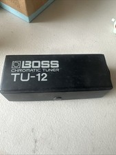 Boss TU-12 Chromatic Tuner With Case Tested Working