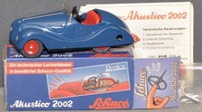 Schuco 2002 Akustico-Auto blau mit Uhrwerk Replica von 2022 fabrikneu OVP