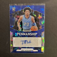 2024-25 Panini Prizm Draft Picks - Trey Alexander #85 Blue Pulsar Prizm /99 (RC)