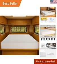 Lightweight Firm Mattress Topper 30" x 80" - Ideal for Camping  Travel
