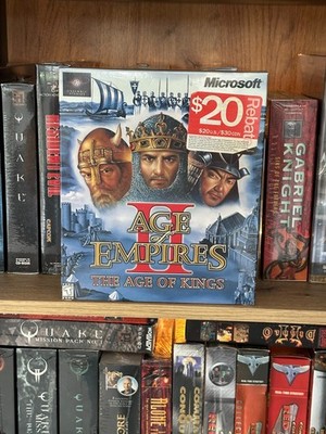 Age of Empires 2 II * SEALED / BRAND NEW * PC * 1999 * US * Big Box * Microsoft