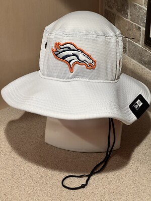 2024 Men's New Era White NFL Training Camp Panama Bucket Hat - You