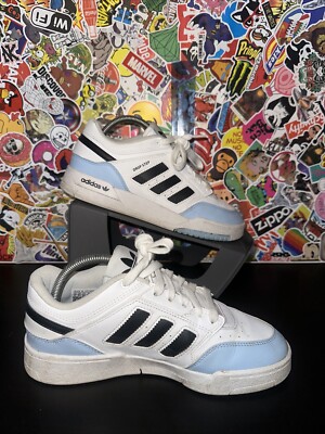 Adidas Drop Step UK 5,5 hellblau und schwarz