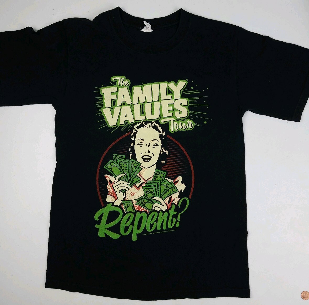 Family Values Repent concert tour T-shirt size small skater punk