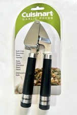 Cuisinart Stainless Steel Garlic Press with Barrel Handle CTG-04-GP