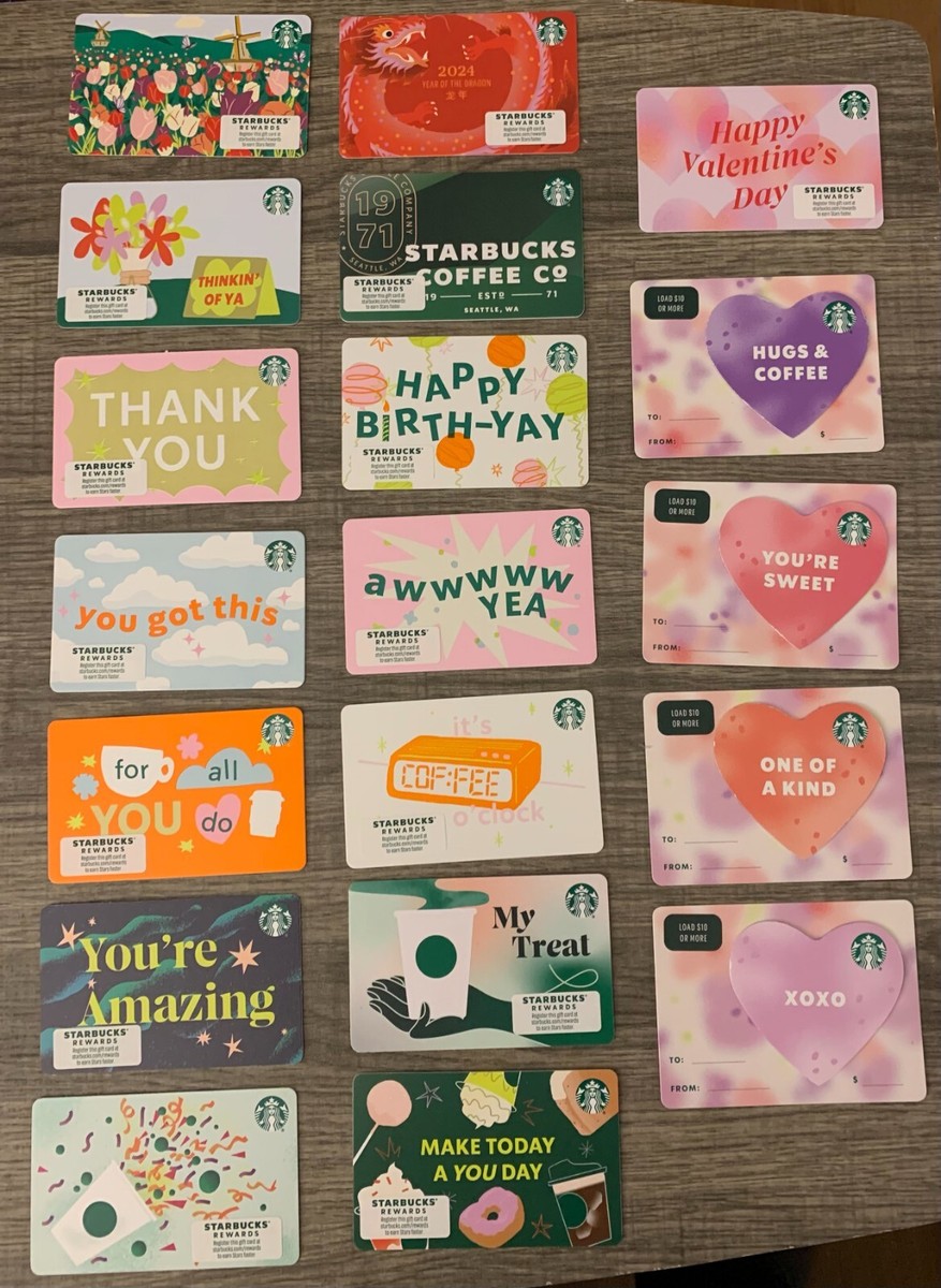 2024 STARBUCKS GIFT CARDS - Choose One or More | eBay