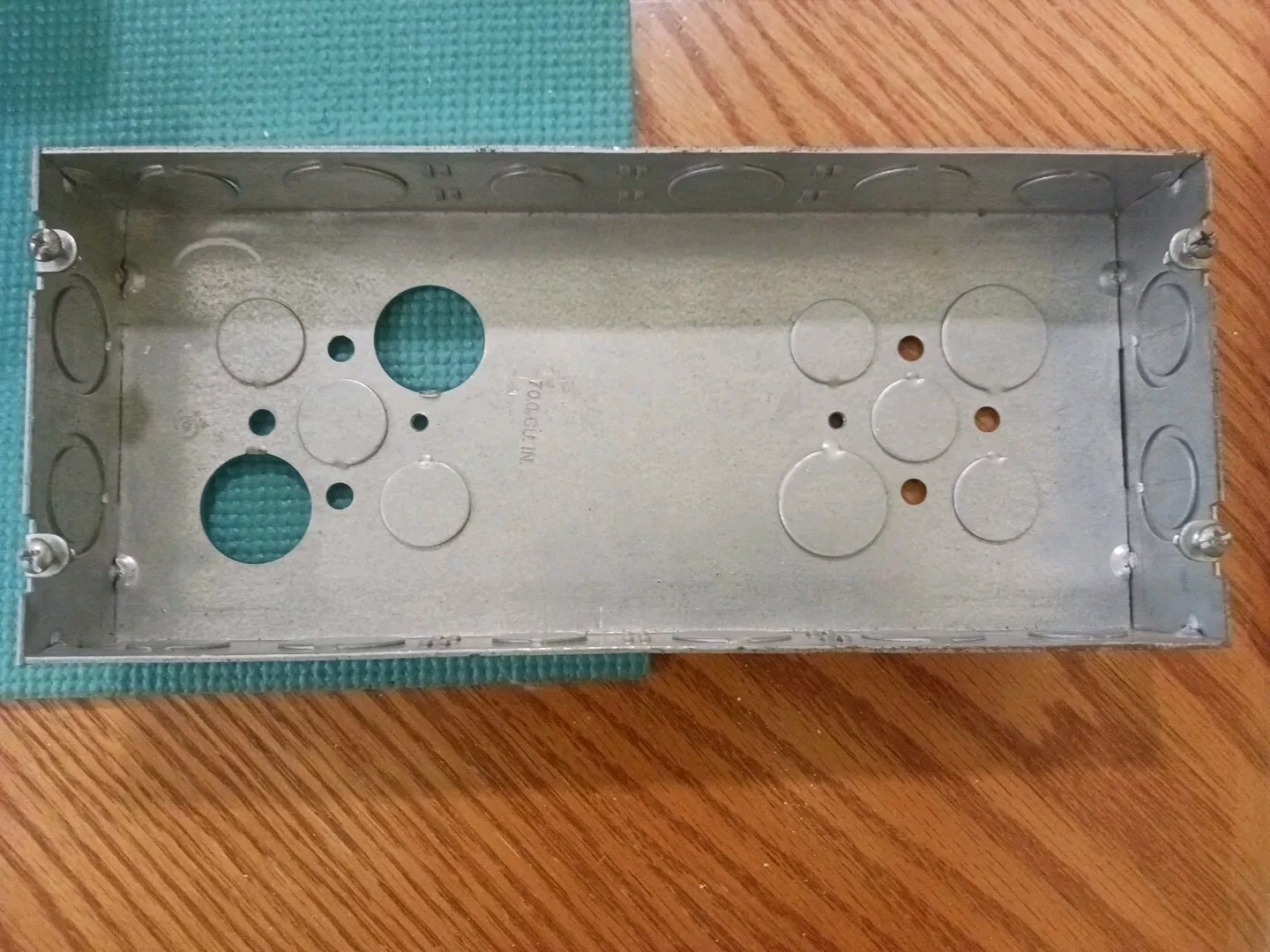 4G 1/2 3/4 Four Gang Box - Rectangle | eBay