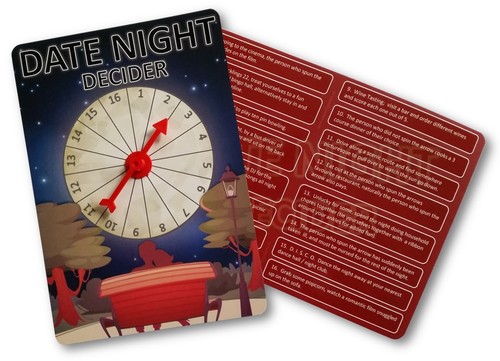 DATE NIGHT DECIDER -Valentines Gift for Him / Her / Boyfriend / Girlfriend