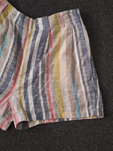 Women's Multicoloured Cotton Shorts Size 12 Papaya - Picture 2 of 9
