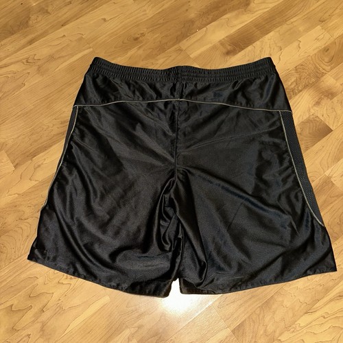 Vintage Nike Shorts Mens Blue Gray Black Reversible Shiny Basketball Shorts XXL - Picture 8 of 12