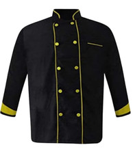 Men's Chef Coat Light Weight Durable, Culinary Uniform for Kitchen/Restaurant