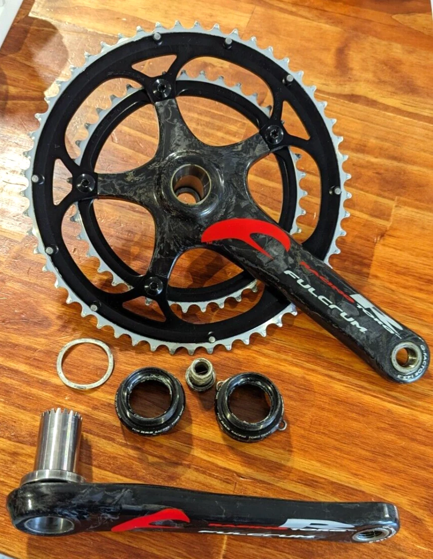 パーツ FULCRUM RACING TORQ RS 50/36T 170mm Fulcrum Racing Torq RRS Crankset Standard 39-53