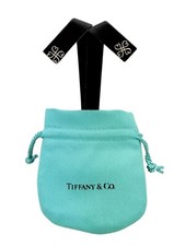 Tiffany  Co. Sterling Silver Four Loving Connected Hearts Stud Earrings - Pouch