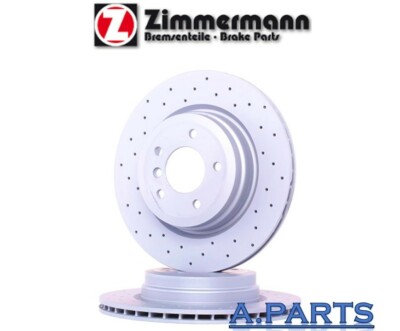 ZIMMERMANN SPORT 2X BREMSSCHEIBE GELOCHT Ø 330mm HINTEN BMW 3ER F30 4ER F32 F36